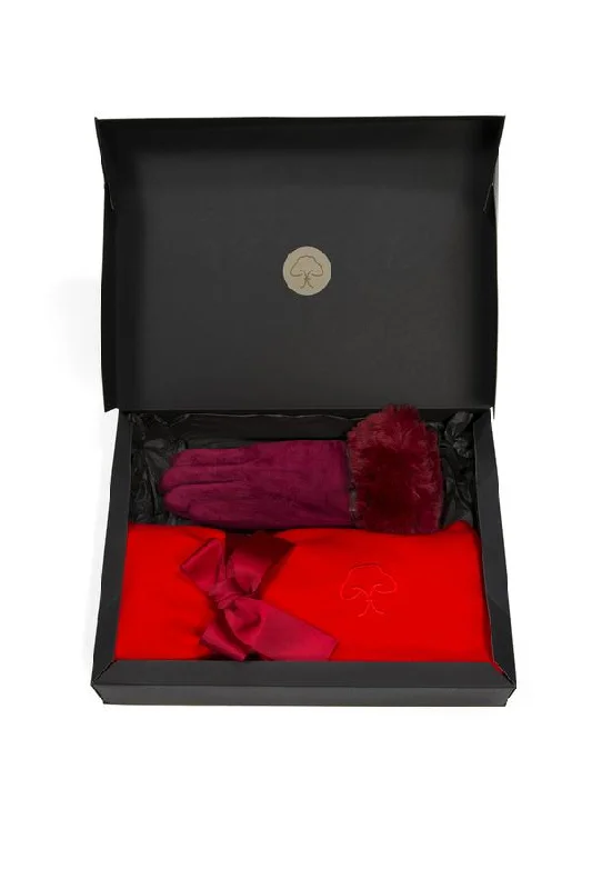 Jayley Gift set: Cashmere Blend and Faux Suede Gift SetJXMS165A-06 -