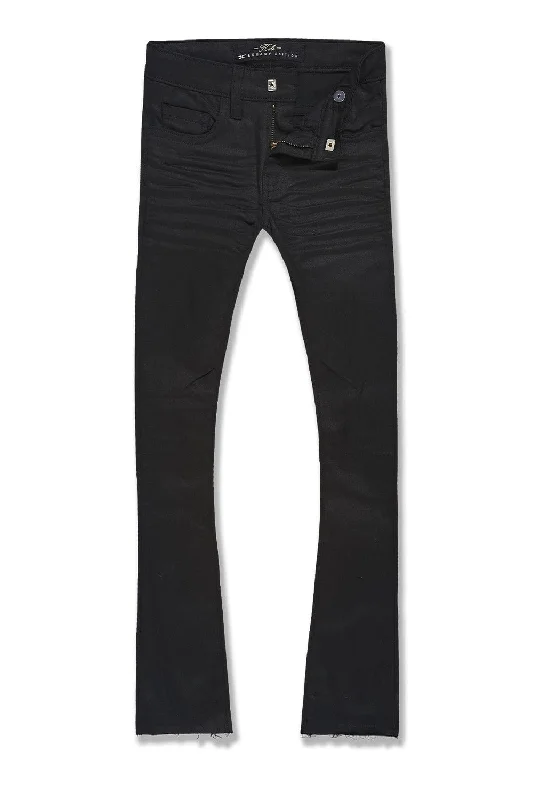 Kids Stacked Smooth Criminal Denim (Jet Black)