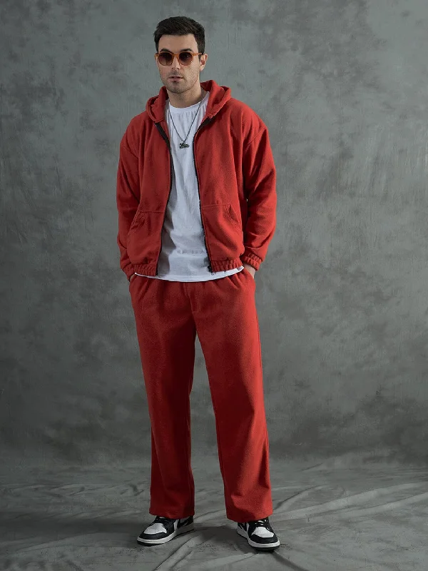 Orange Inmate Polar Fleece Tracksuit