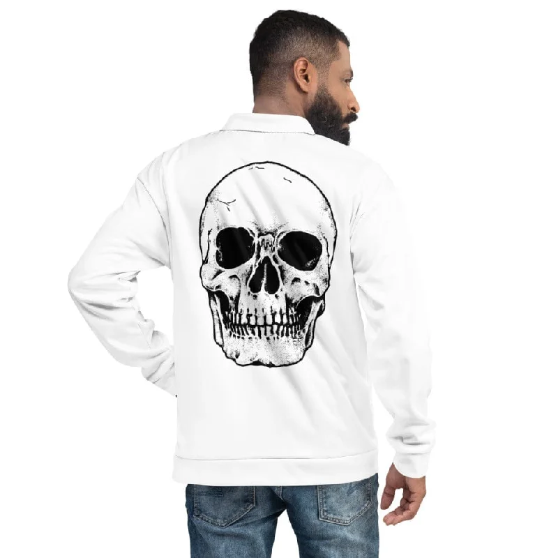 ES Skull White Bomber Jacket