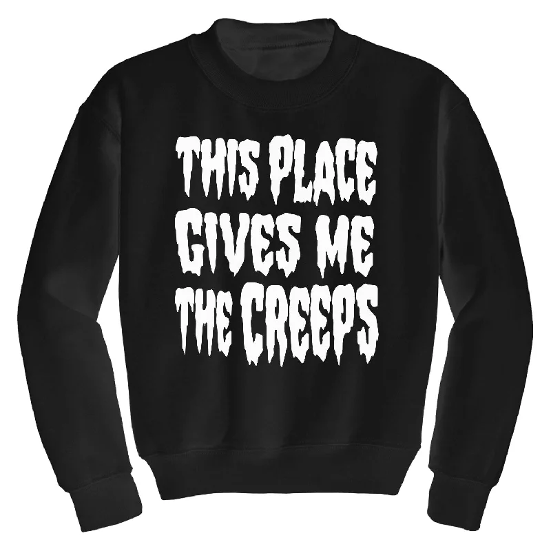 This Place Gives Me the Creeps V2 - Crewneck Sweater