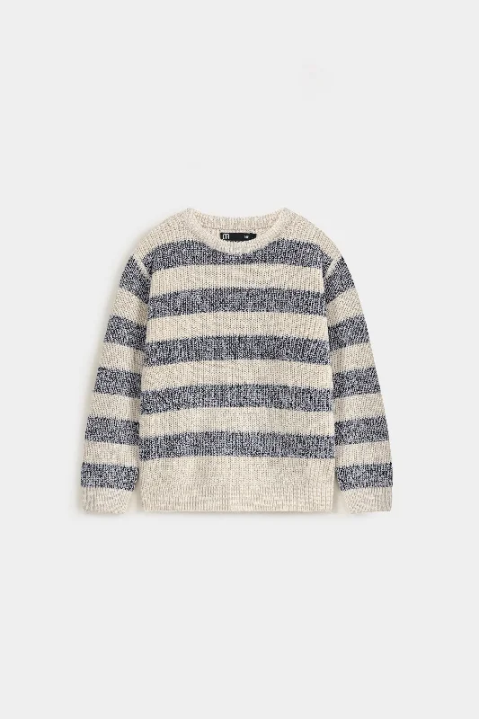 Two Tone Striped Sweater