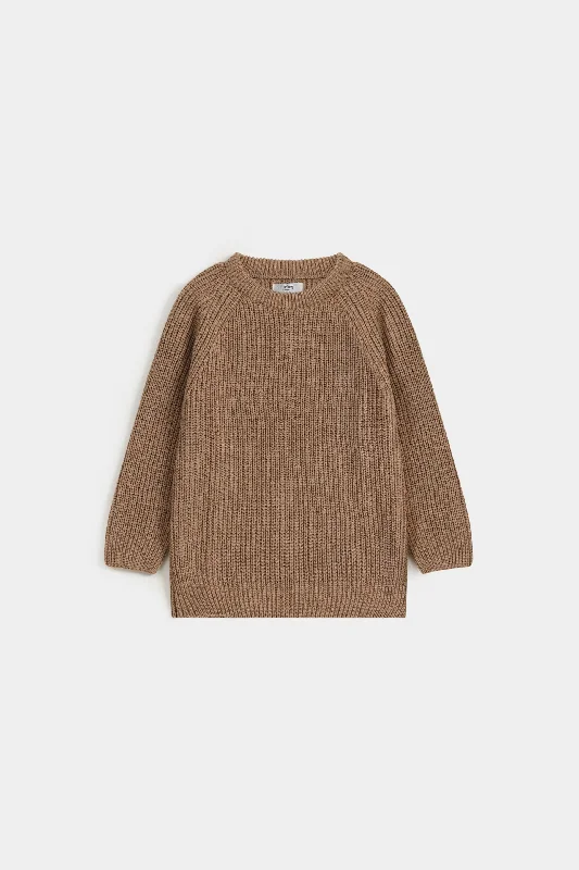 Basic Textured Knit Sweater