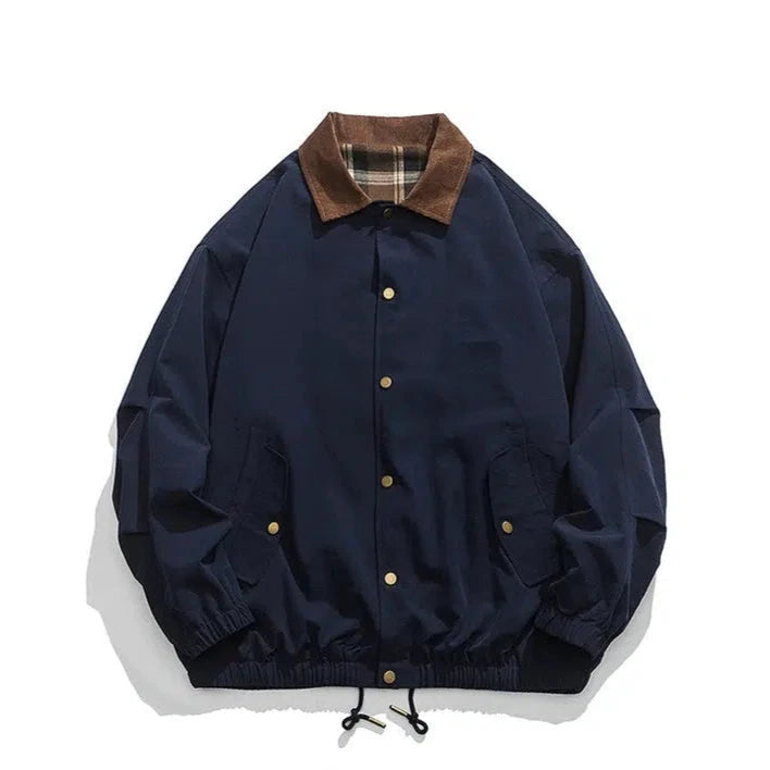 Corduroy Collar Bomber Jacket