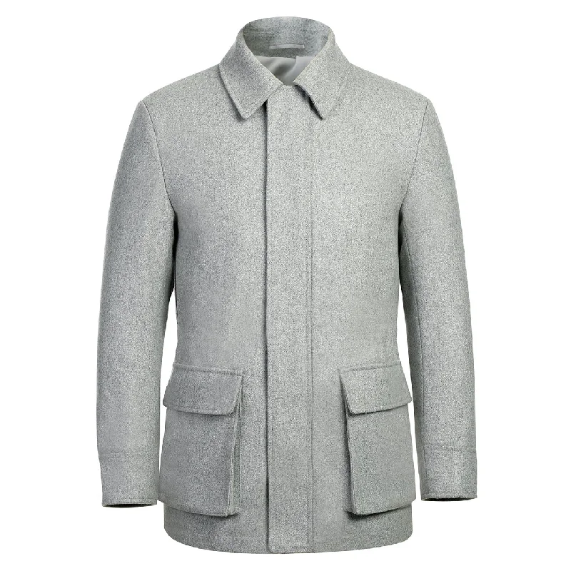 ENGLISH LAUNDRY Gray Short Coat EL84-01-092