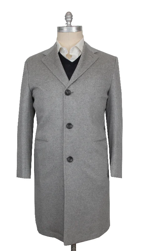 Kiton Light Gray Coat