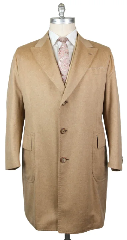 Luigi Borrelli Beige Coat - 56 US / 66 EU