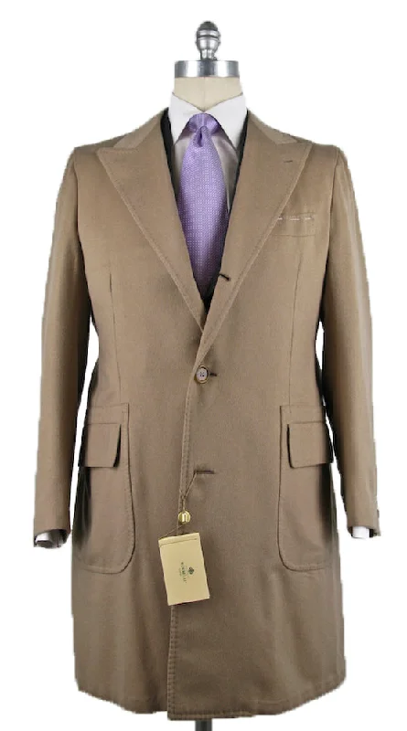 Luigi Borrelli Beige Coat – Size: 40 US / 50 EU