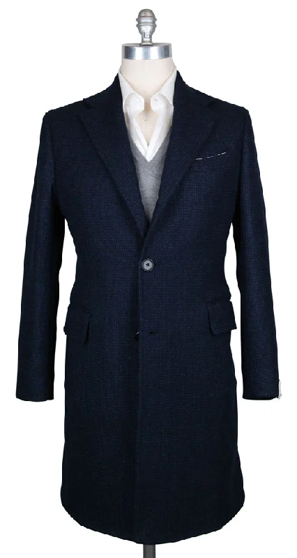 Luigi Borrelli Navy Blue Coat