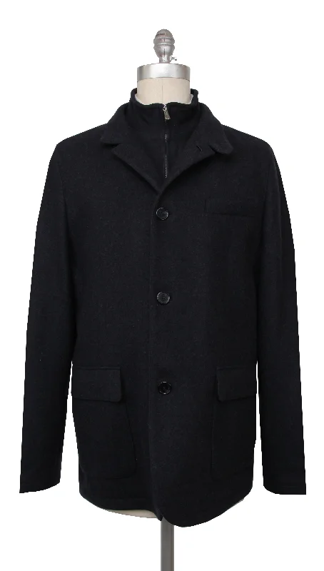 Mandelli Dark Blue Coat