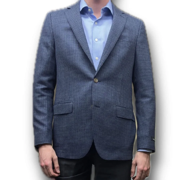 Paul Betenly Blue Houndscheck Jacket