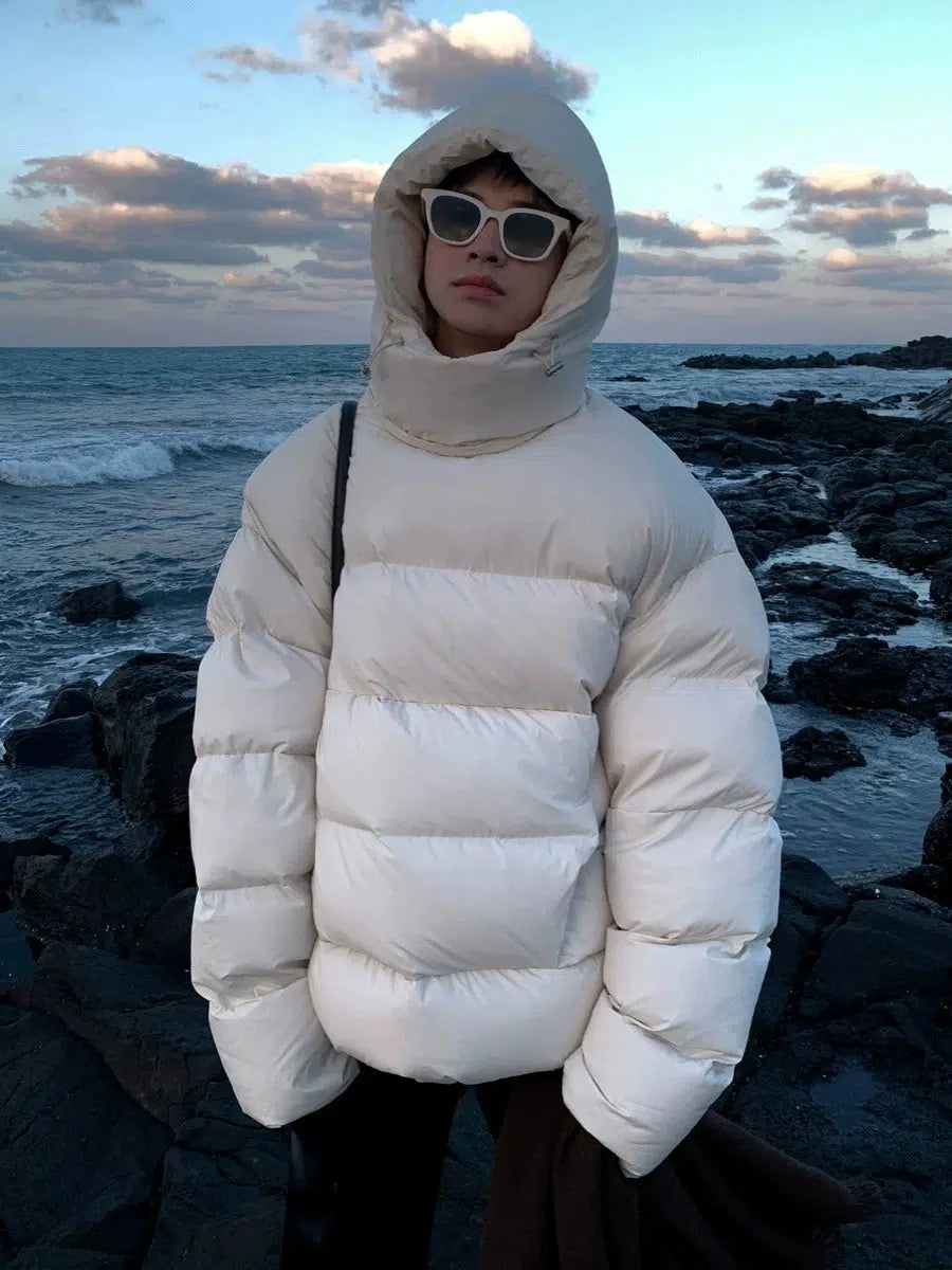 Removable Hooded Puffer Jacket