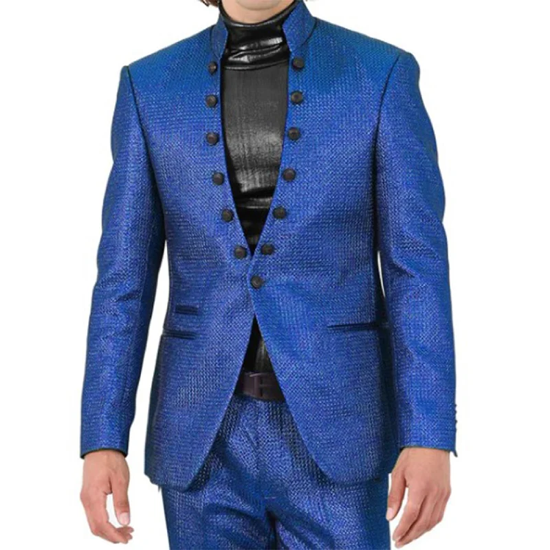 Royal Mandarin Collar Fashion Blazer