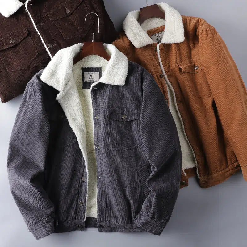 Sherpa Washed Corduroy Jacket