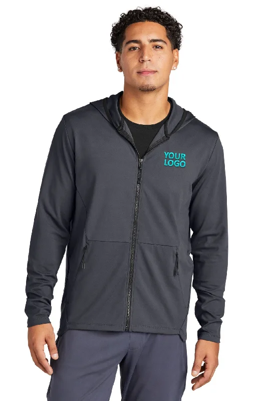 Sport-Tek Branded Circuit Hooded Full-Zip, Graphite