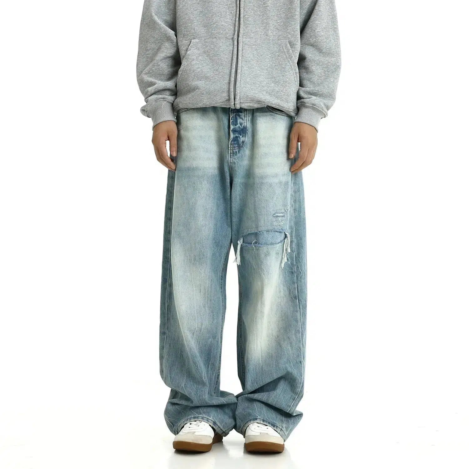 Baggy Vintage Washed Denim Jeans