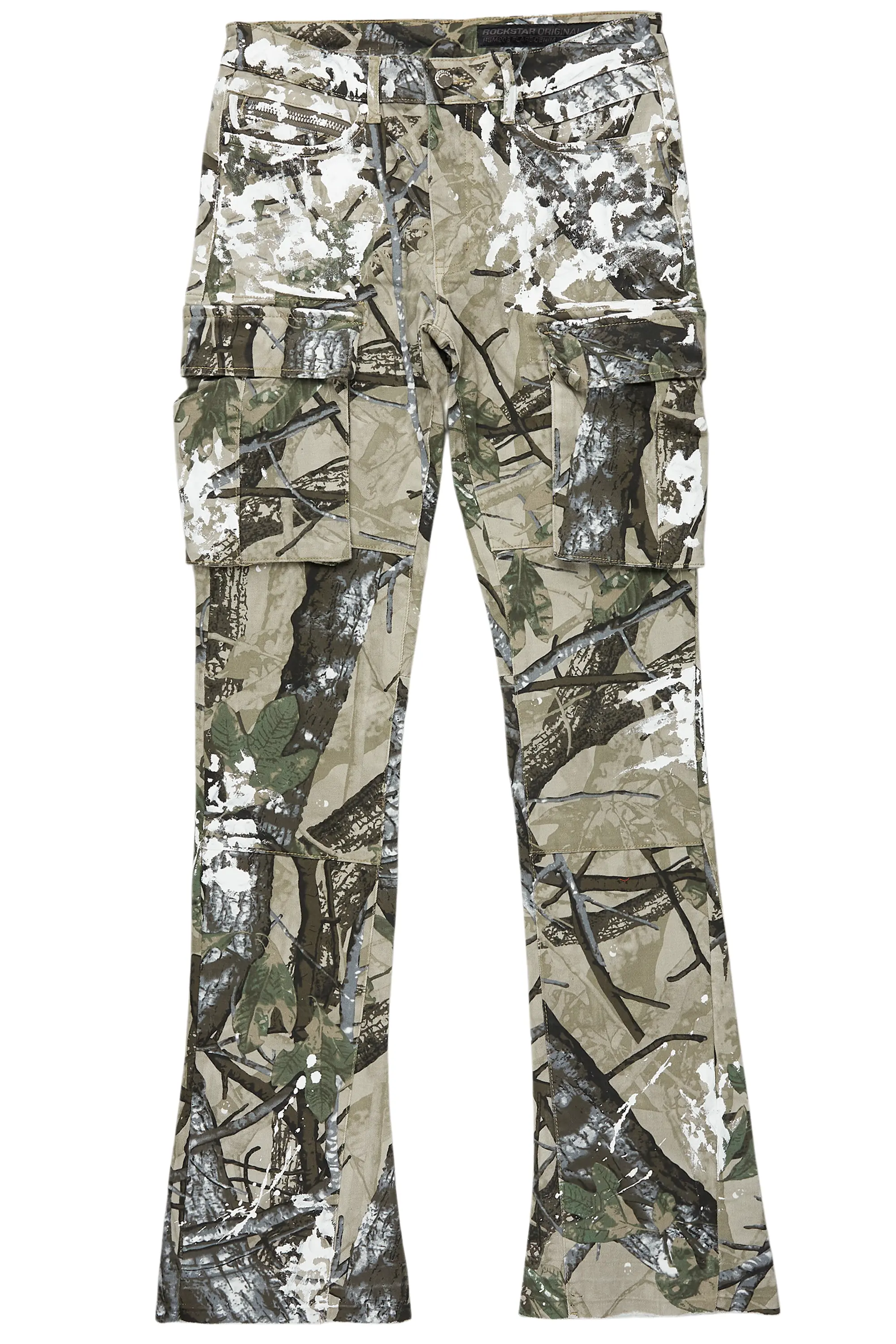 Darth Tree Camo Painter Stacked Flare Jean