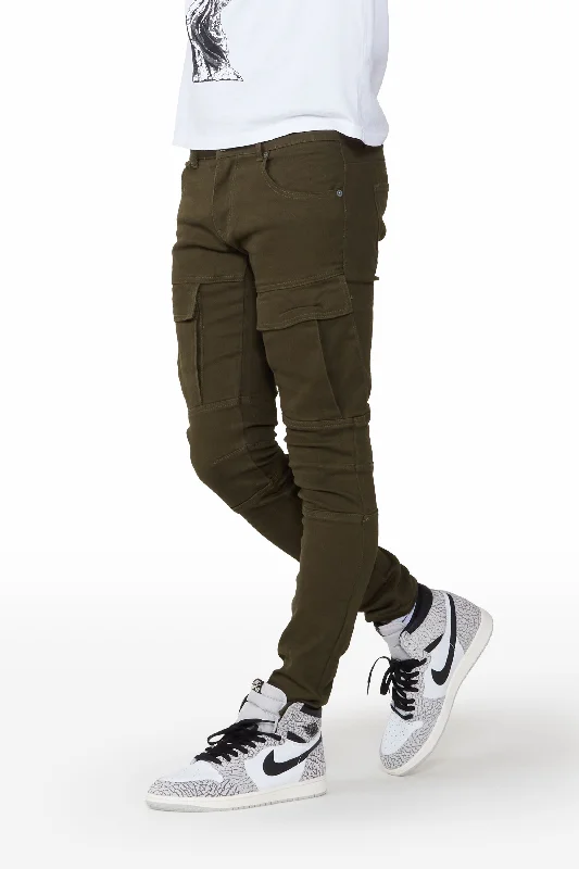 Wesley Olive Cargo Jean