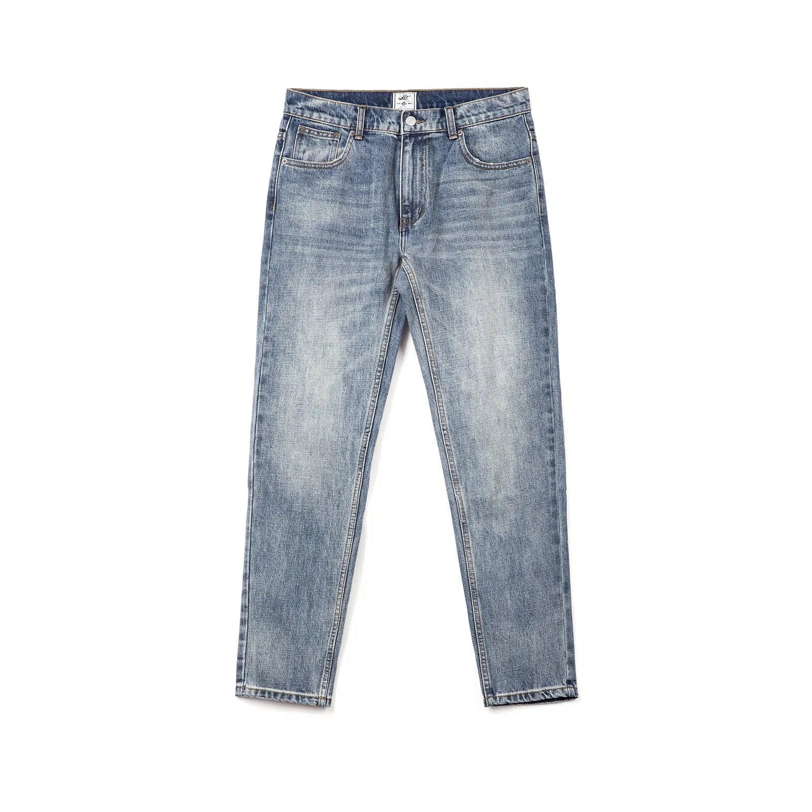 Slim Fit Washed Denim Jeans