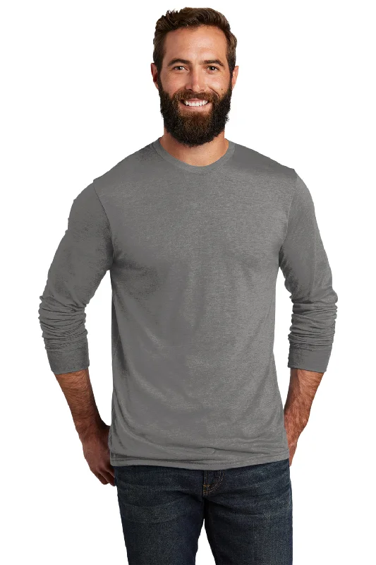 Allmade Mens Long Sleeve Crewneck T-Shirt - Aluminum Grey