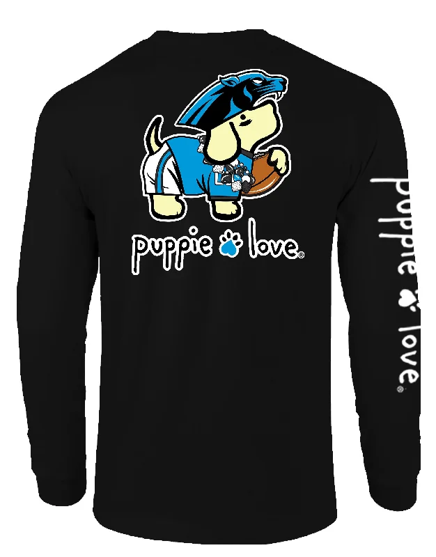 BLACK AND BLUE MASCOT PUP, ADULT LS (PRINTED TO ORDER)