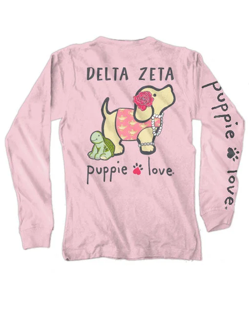 DELTA ZETA PUP, ADULT LS (PRINTED TO ORDER)