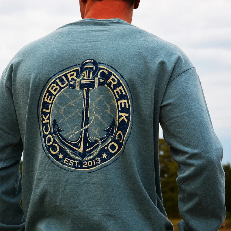 Long Sleeve Pocket-T Anchor - Cocklebur Creek