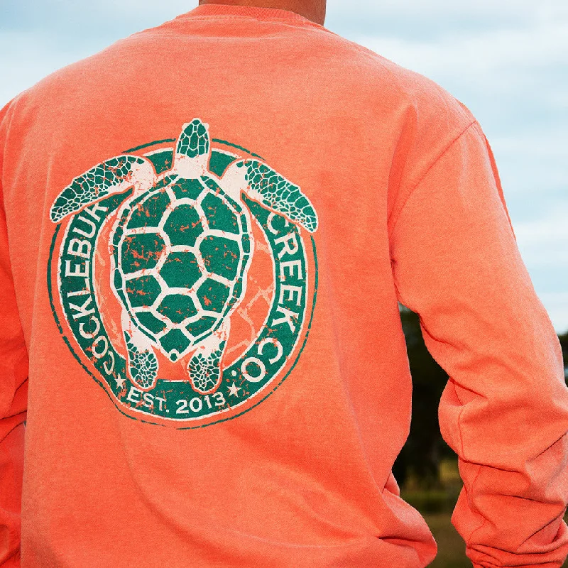 Long Sleeve Pocket-T Turtle - Cocklebur Creek