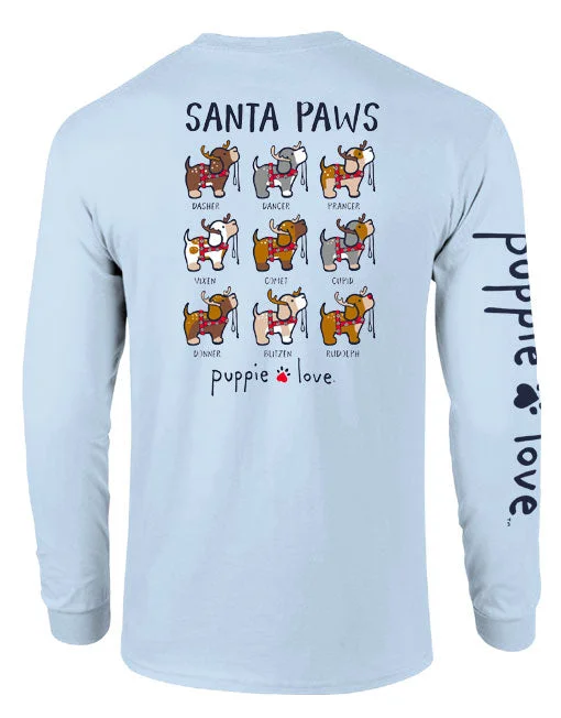 SANTA PAWS REINDEER PUPS, ADULT LS