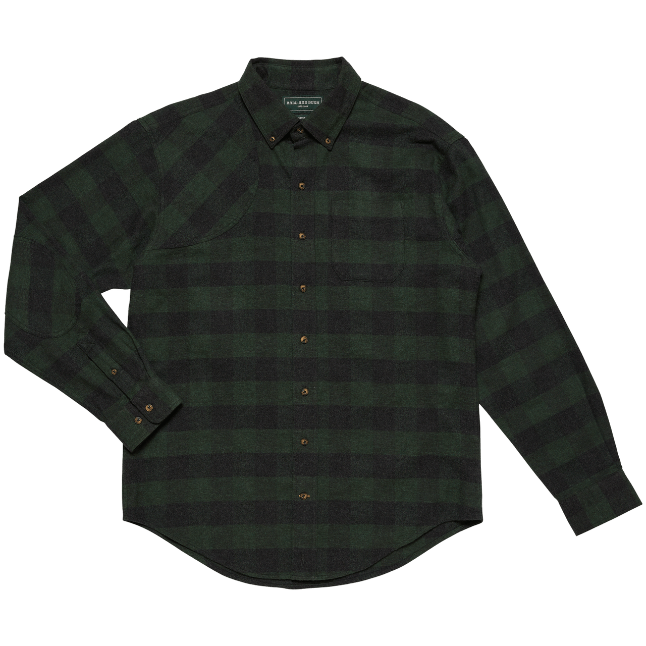 Sportsman Shirt | Green Buffalo Plaid | Ball and Buck