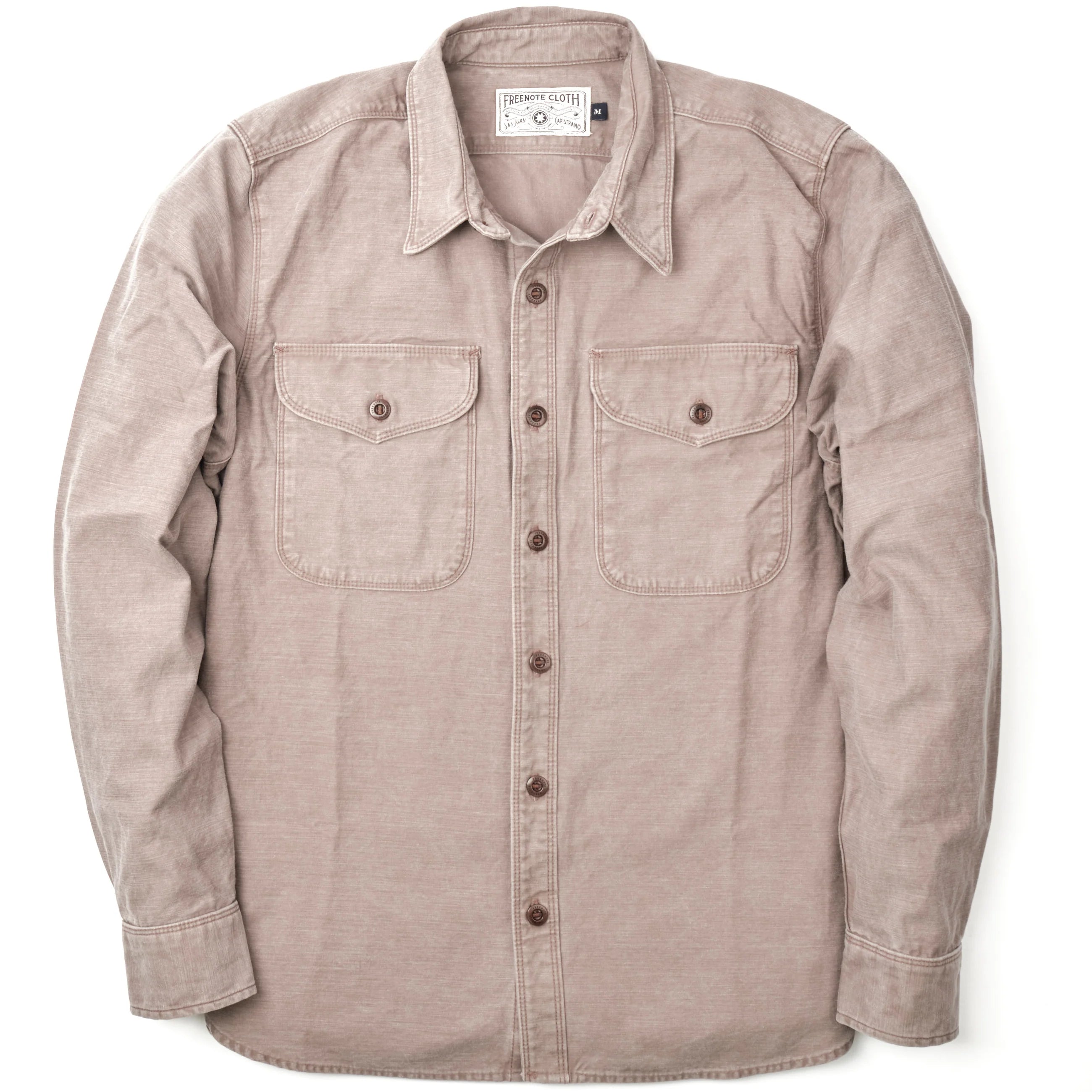 Utility Shirt | Light Grey | Freenote Cloth