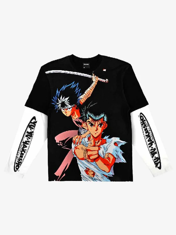 Yusuke & Hiei Layered Long Sleeve