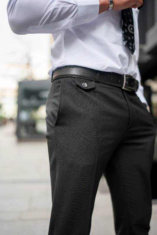 Bojoni Elko Black Slim Fit Chino Pants