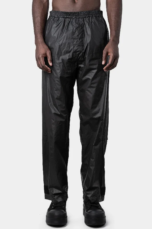 Coated lightweight track pants