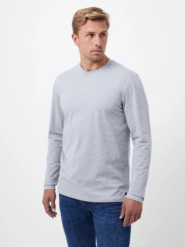 Crossover Neck Long Sleeve Top