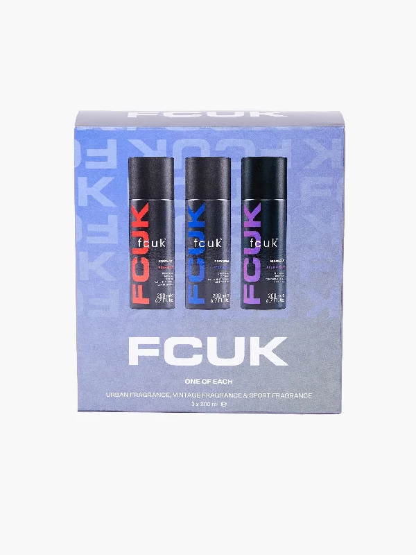 FCUK One Of Each Gift Set