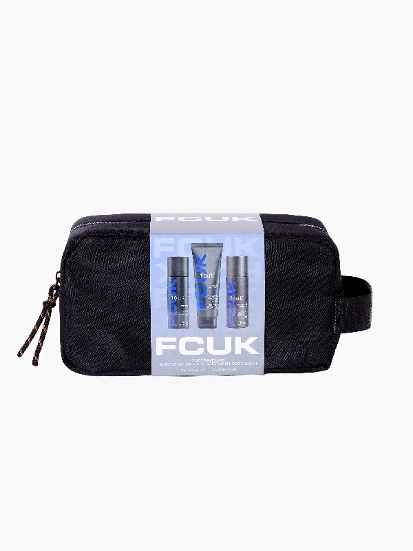 FCUK The Traveller Washbag Gift Set