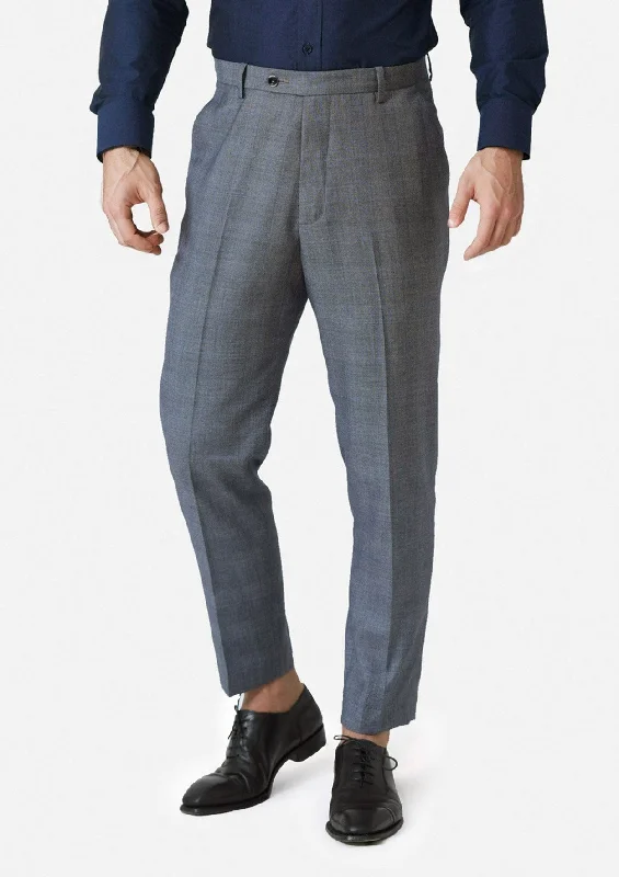 Grey Prince of Wales Pants