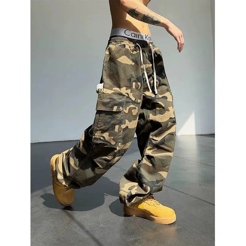 Loose Camouflage Cargo Pants