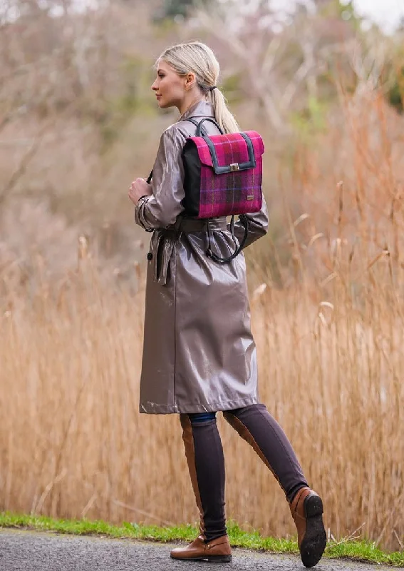 Mucros Backpack | Pink Check