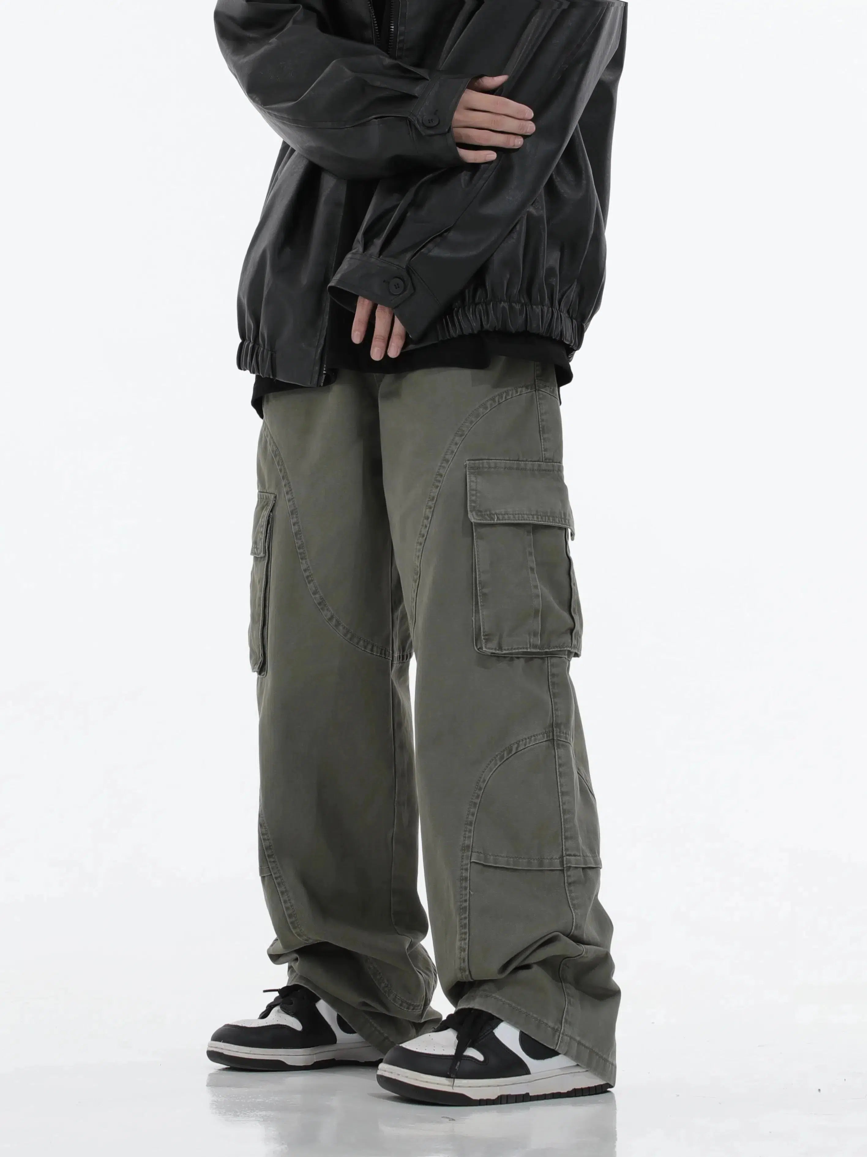 Multi-pocket Straight Loose Cargo Pants