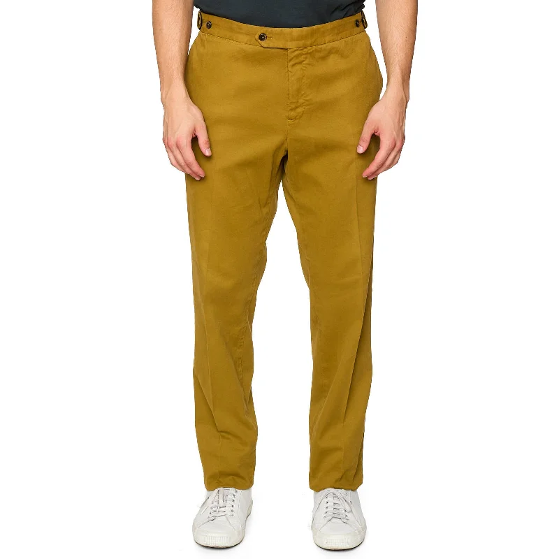 PT PANTALONI TORINO Khakie Slim Fit Stretch Cotton Chino Pants NEW