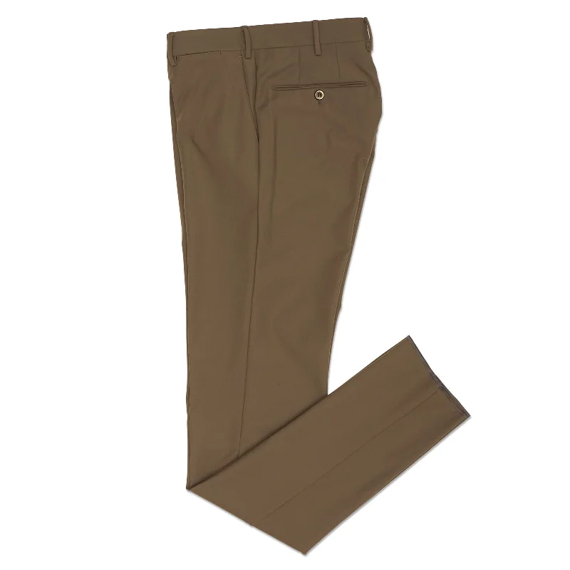 PT PANTALONI TORINO Taupe "Kinetic" Slim Fit Dress Pants NEW