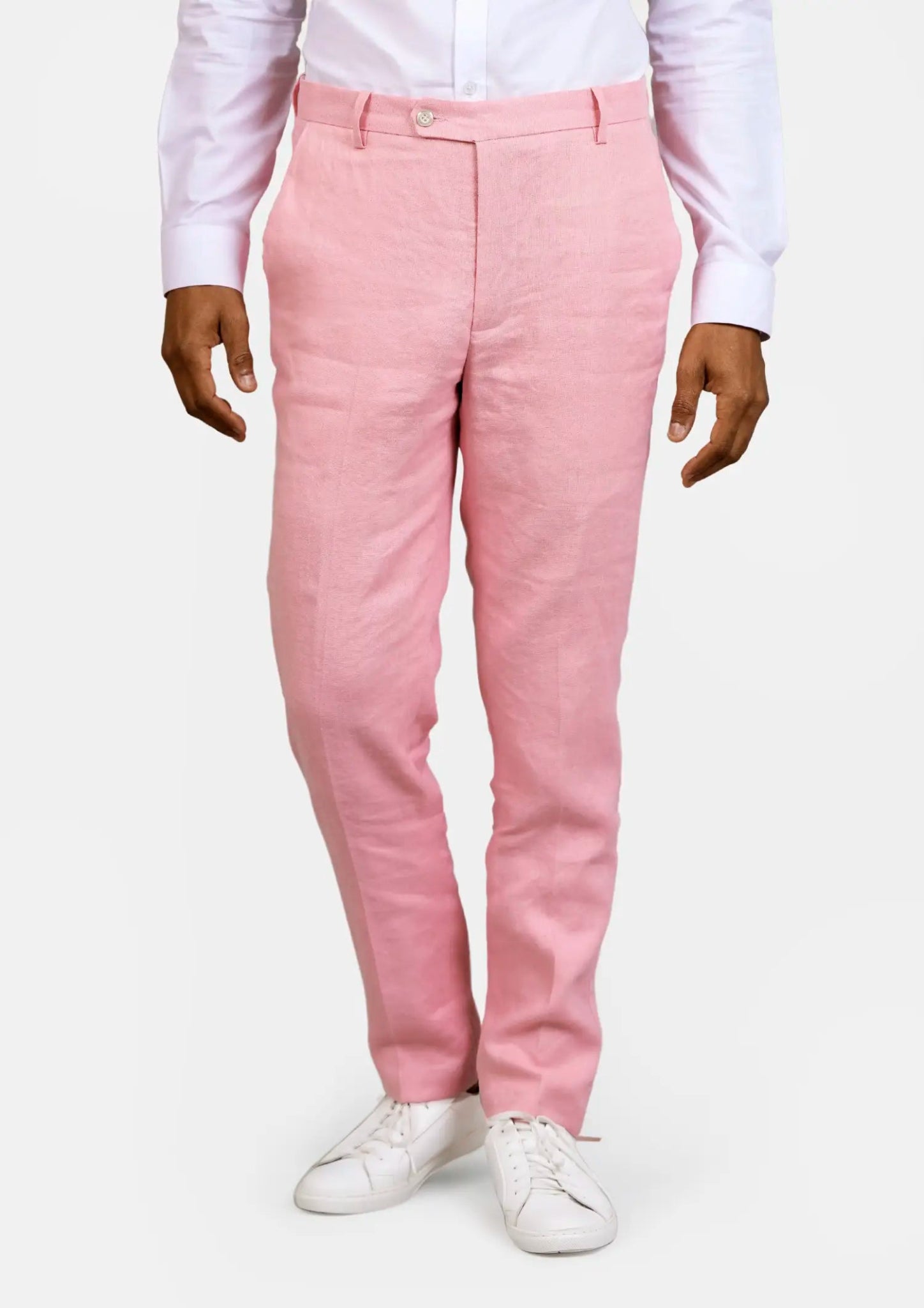 Salmon Linen Pants