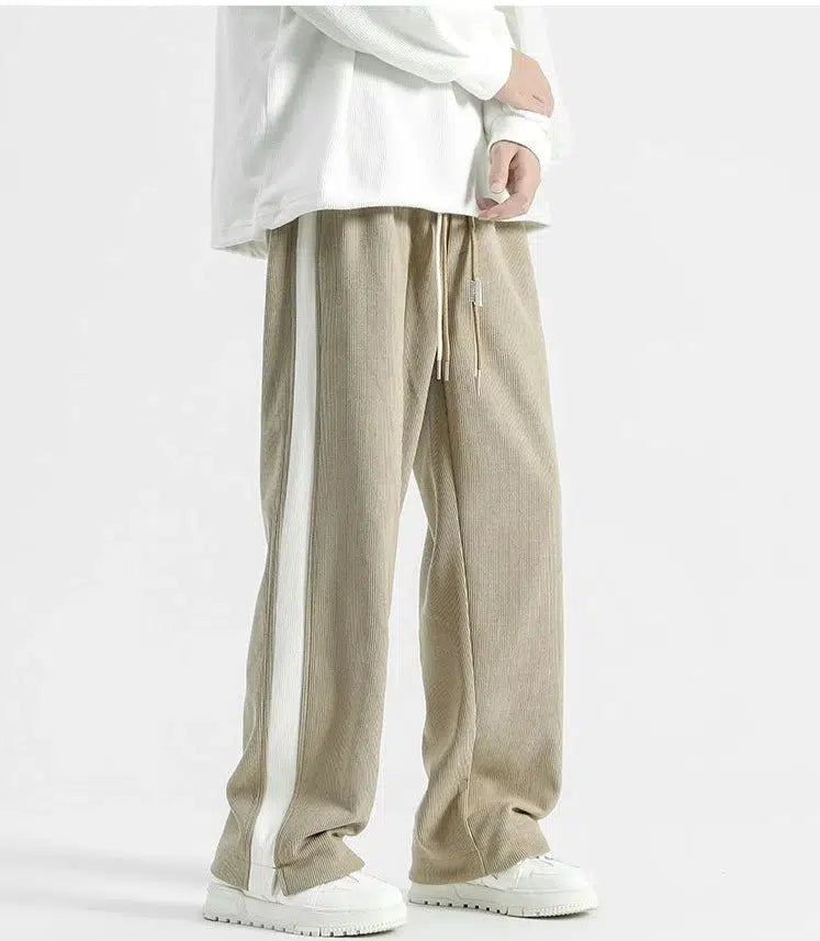 Side-Stitched Drawstring Sweatpants