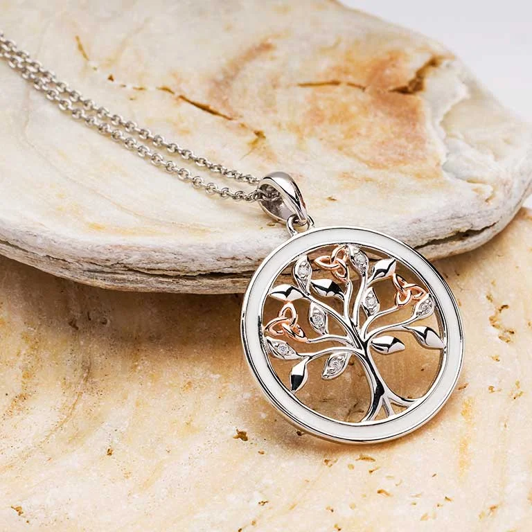 Sterling Silver Celtic Tree of Life Necklace