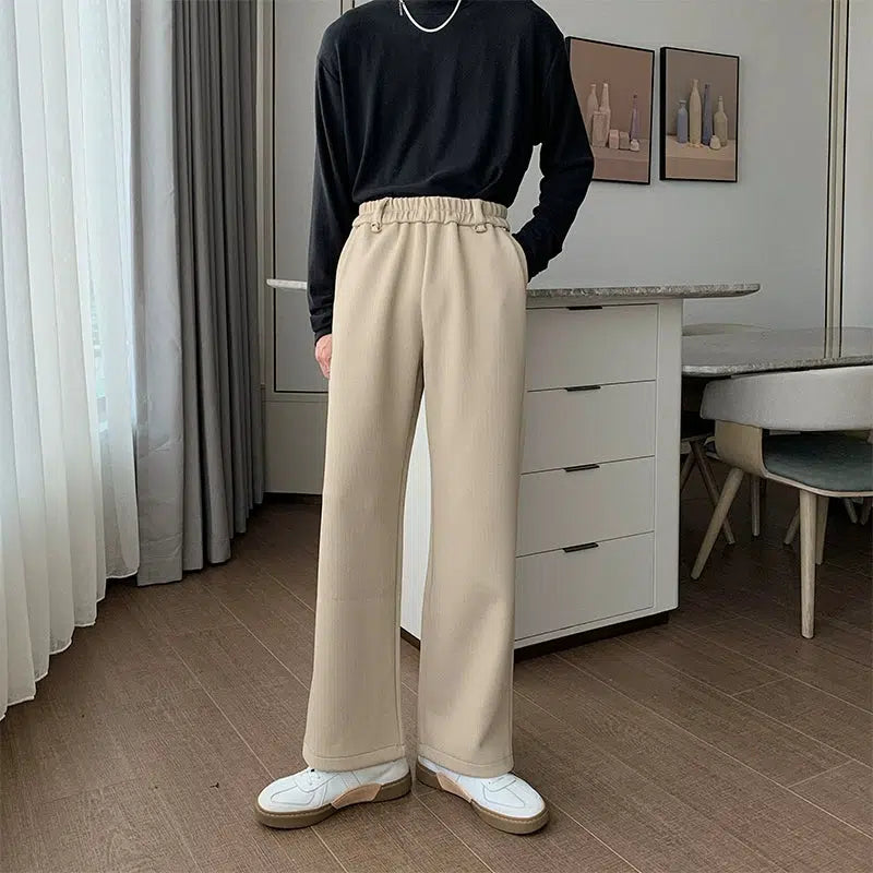 Straight Thickened Casual Pants