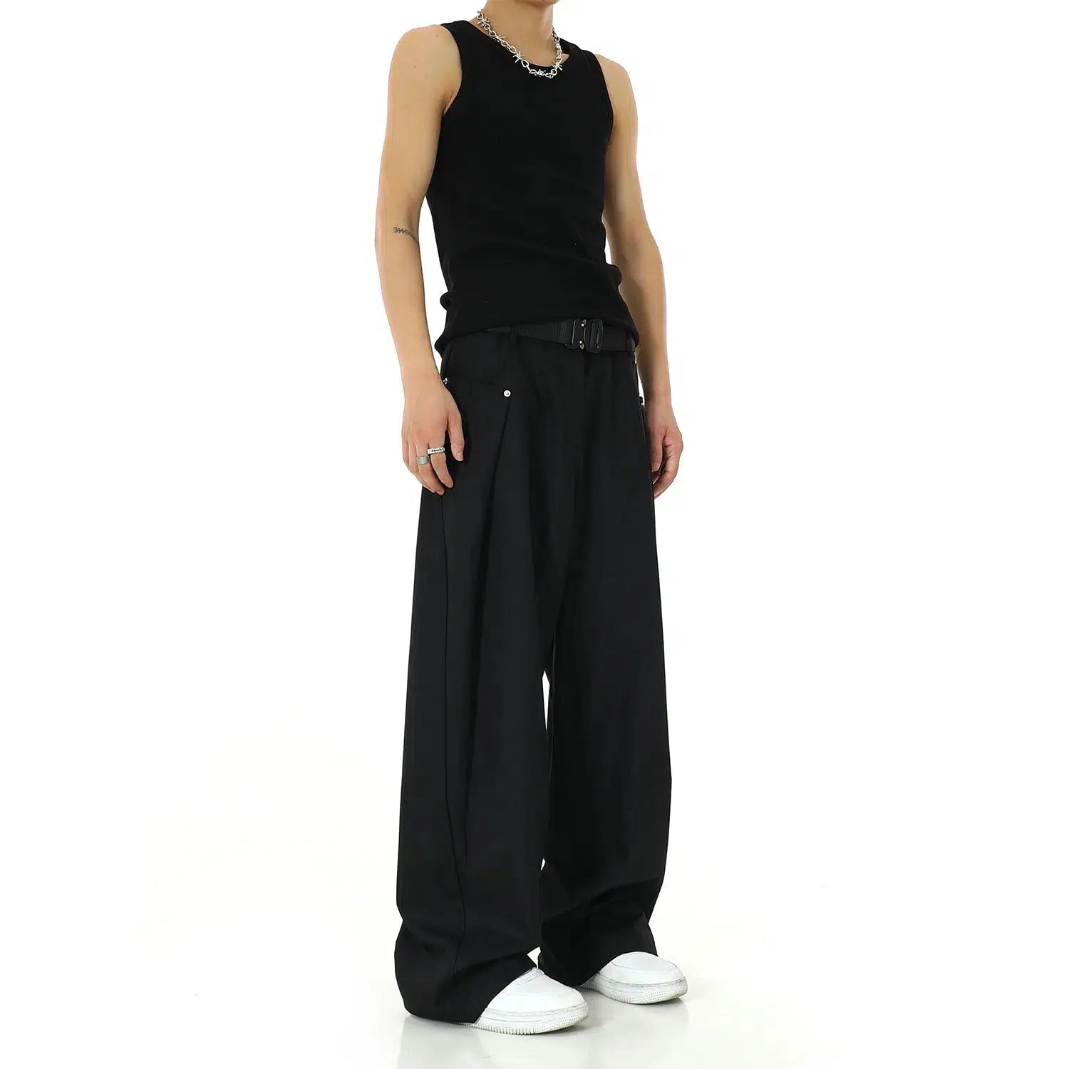 Suit Wide-Leg Loose Pants