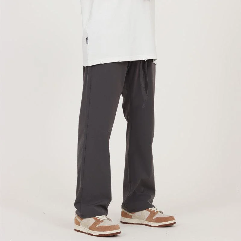 Thin Flared Drape Sports Pants