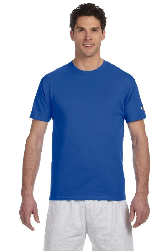 Champion Mens Short Sleeve Crewneck T-Shirt - Royal Blue